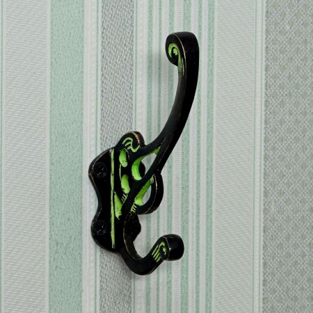 Antique Green Brass Nostalgic Hooks for Hanging